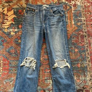 Levi’s low pro straight jeans 26